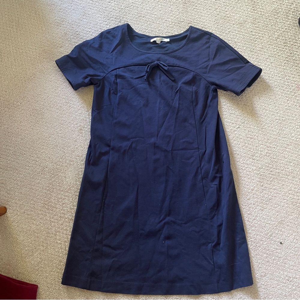 Boden navy blue shift dress